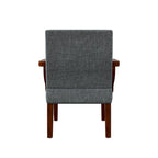 Grey 18.7 Arm Chairs with Round Table (Set of 2)