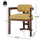 - Evelyn Upholstered Rubberwood Dining Chairs (Set of 4)