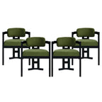 - Evelyn Upholstered Rubberwood Dining Chairs (Set of 4)