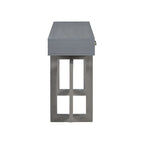 57 Modern Console Table with Three Drawers and Unique Leg Design for Entryway, Hallway, Living Room