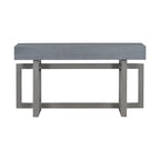 57 Modern Console Table with Three Drawers and Unique Leg Design for Entryway, Hallway, Living Room