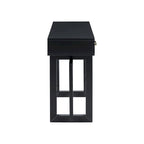 57 Modern Console Table with Three Drawers and Unique Leg Design for Entryway, Hallway, Living Room