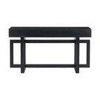 57 Modern Console Table with Three Drawers and Unique Leg Design for Entryway, Hallway, Living Room