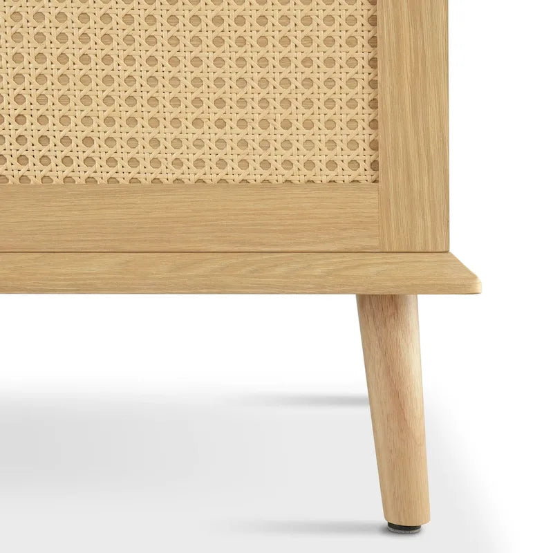 Teagan Rattan Lift-Top Coffee Table with Storage - 42 x 17