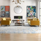 Mid Century Pillow Back Velvet Sofa and Loveseat Set