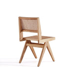 Hamlet Dining Chair in Black and Natural Cane - Set of 2