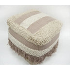 Wool Cotton Marko Pouf