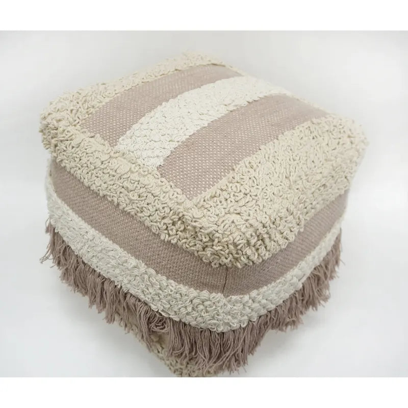Wool Cotton Marko Pouf