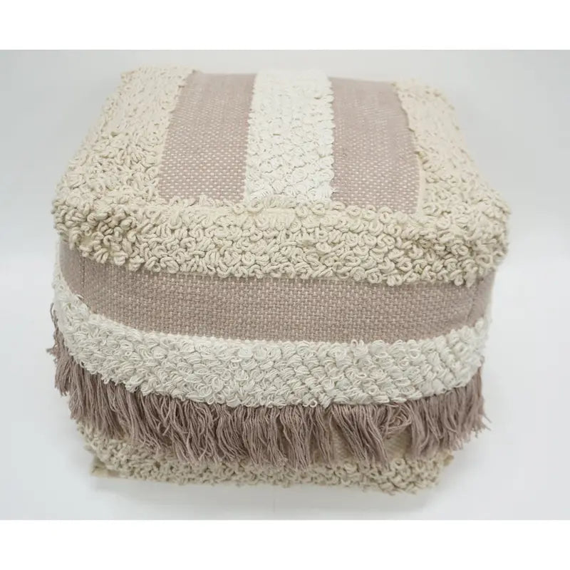 Wool Cotton Marko Pouf