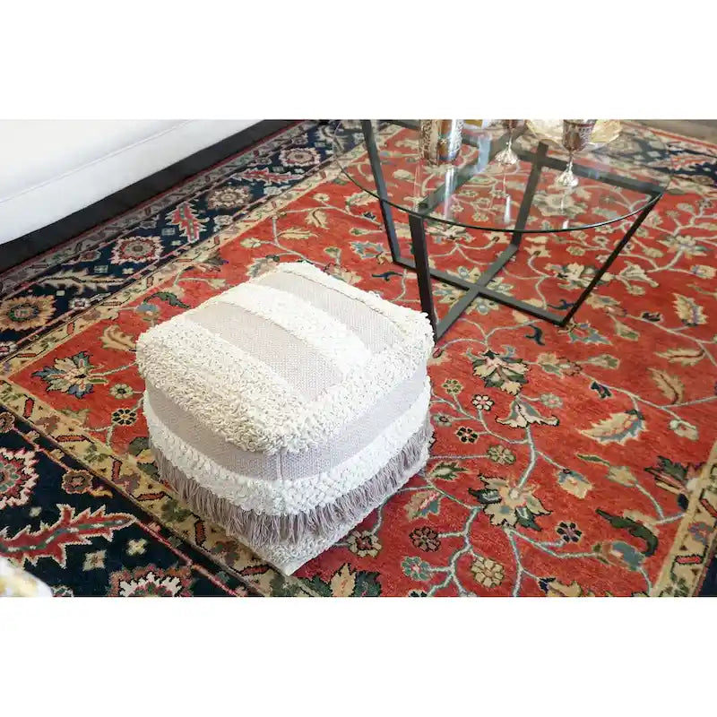 Wool Cotton Marko Pouf