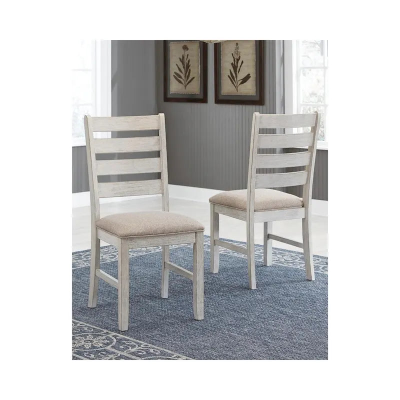 Skempton Whitewashed Dining Chairs (Set of 2)