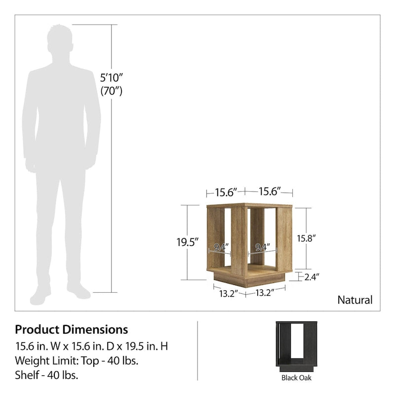 Novaris Contemporary Side Table