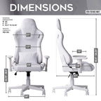 Velvet Memory Foam Gaming Chair