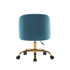 Louie Armless Velvet Desk Chairs