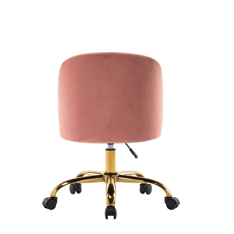Louie Armless Velvet Desk Chairs
