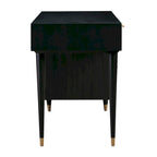 Sierra Wood and Cane 3 Drawer Desk