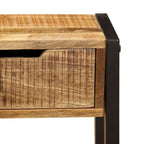 Sideboard with 3 Drawers 43.3x13.8x29.5 Solid Mango Wood