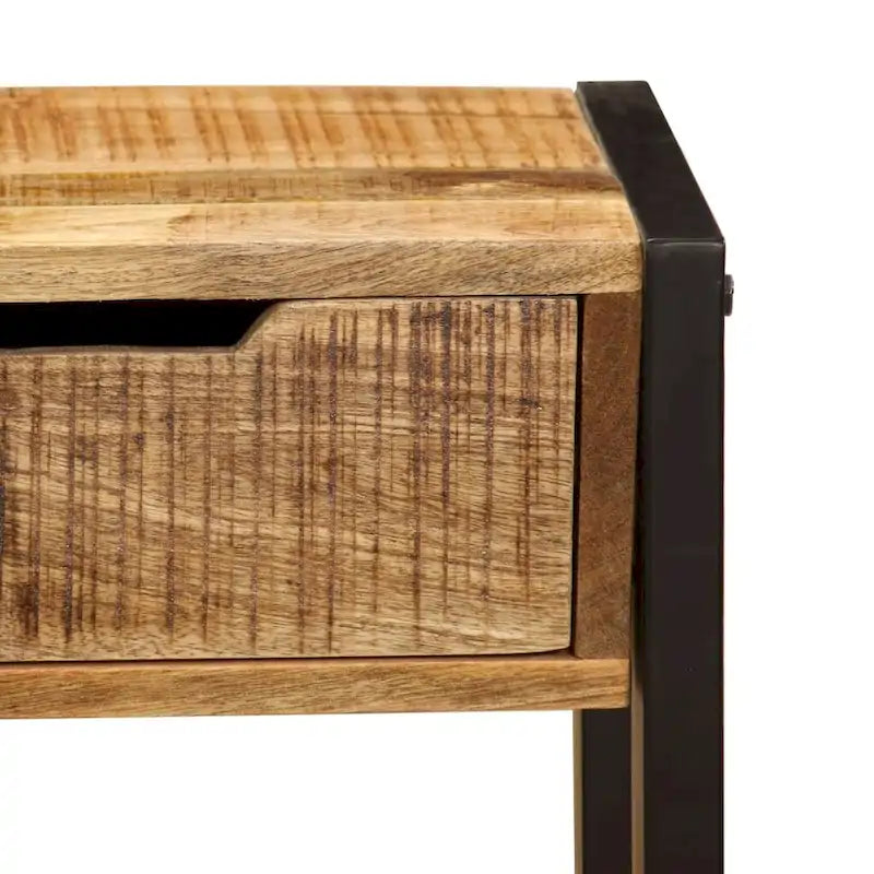 Sideboard with 3 Drawers 43.3x13.8x29.5 Solid Mango Wood