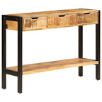 Sideboard with 3 Drawers 43.3x13.8x29.5 Solid Mango Wood