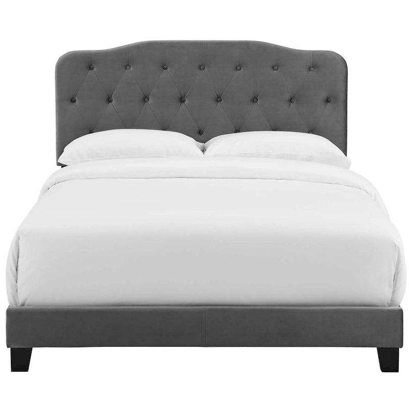 Ploce Queen Upholstered Velvet Bed