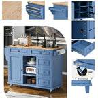 53 Rolling Mobile Island Kitchen Island Cart