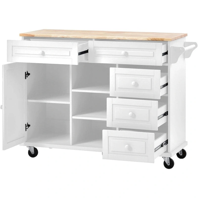 53 Rolling Mobile Island Kitchen Island Cart