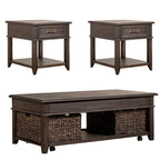 Peppercorn 3 Piece Lift Top Cocktail Table Set