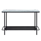 Puetz Contemporary White Glass Top 3-Piece Coffee Table Set by