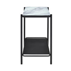 Puetz Contemporary White Glass Top 3-Piece Coffee Table Set by