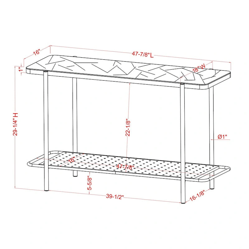 Puetz Contemporary White Glass Top 3-Piece Coffee Table Set by