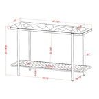 Puetz Contemporary White Glass Top 3-Piece Coffee Table Set by