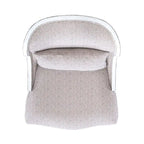 Antique White Upholstered Accent Chair